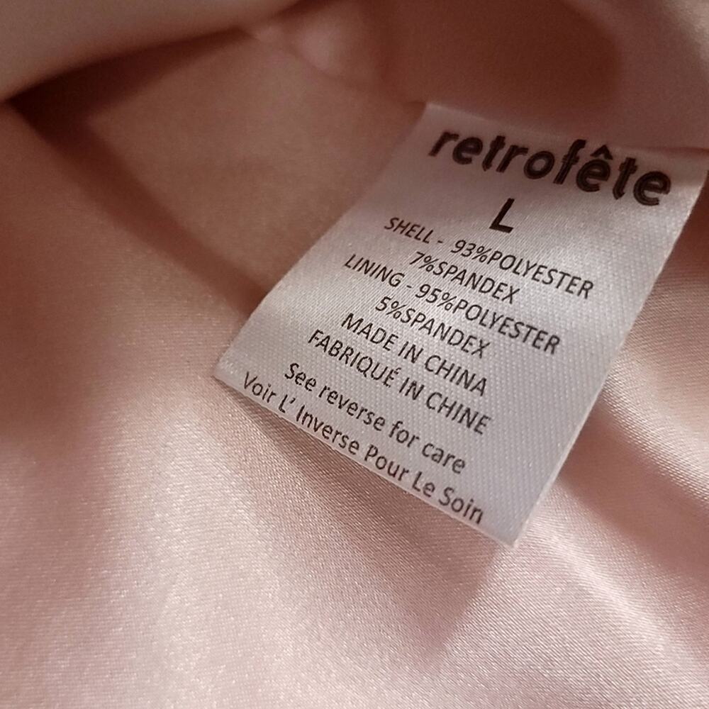 Retrofete Amaka Skirt Dusty Peach Mini Skirt Suit - Picture 11 of 14